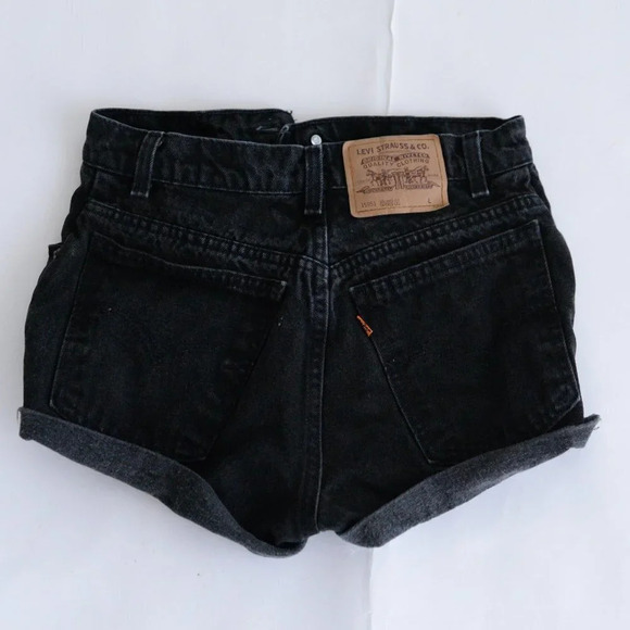 Vintage Levi's Orange Tag Distressed Relaxed Fit Cut Off Shorts Model 15951 10 - Picture 10 of 11